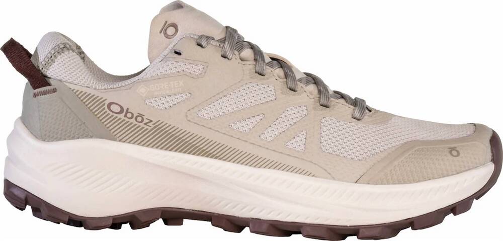 NEW OBOZ women's katabatic lt low gtx shoe in feather